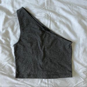 Talula One Shoulder Crop Top